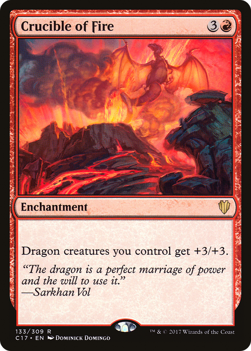 Crucible of Fire (C17-133) [Commander 2017] MTG Single Wizards of the Coast