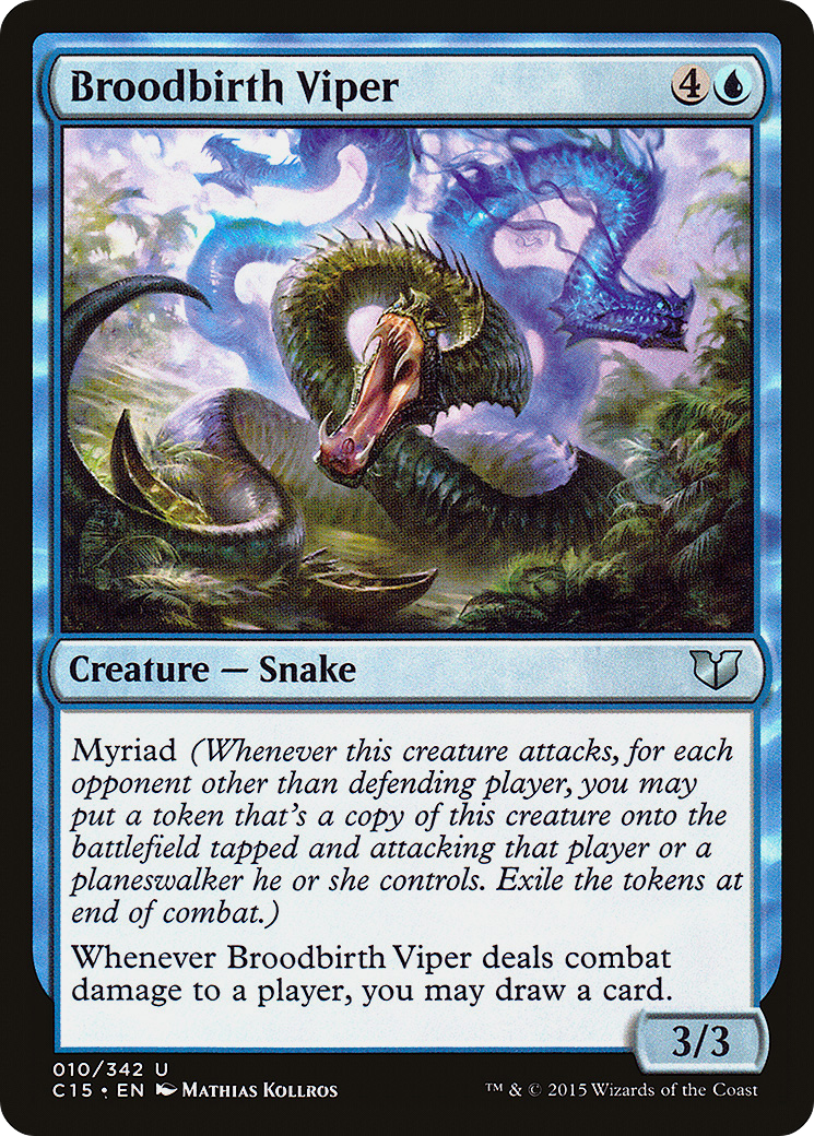 Broodbirth Viper (C15-010) [Commander 2015] MTG Single Wizards of the Coast