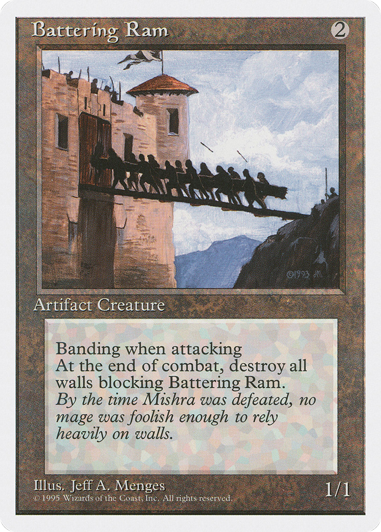 Battering Ram (4ED-297) [Fourth Edition] MTG Single Wizards of the Coast