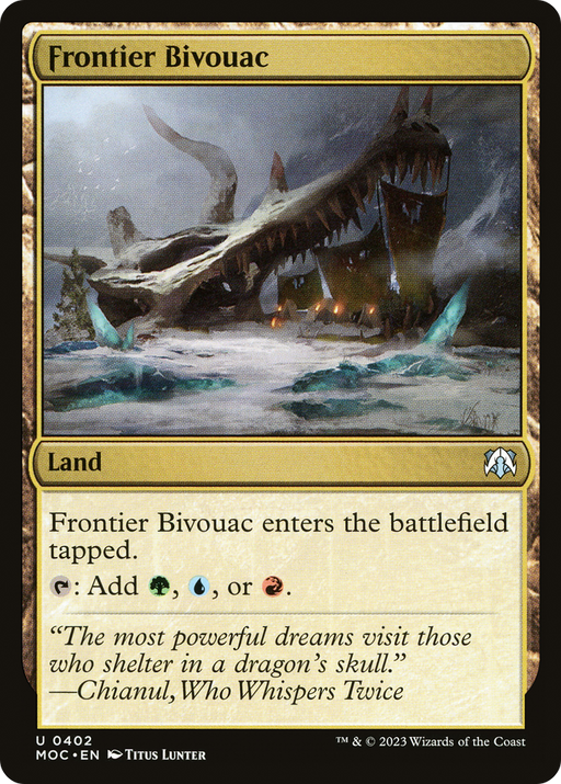 Frontier Bivouac (MOC-402) [March of the Machine Commander] MTG Single Wizards of the Coast