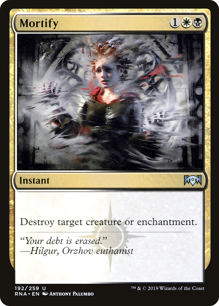 Mortify (RNA-192) [Ravnica Allegiance] MTG Single Wizards of the Coast
