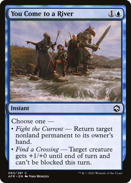You Come to a River (AFR-083) [Adventures in the Forgotten Realms] MTG Single Wizards of the Coast