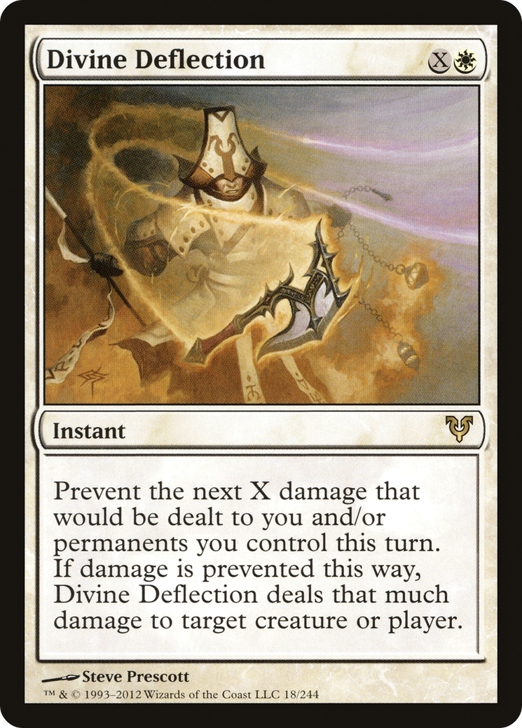 Divine Deflection (AVR-018) [Avacyn Restored] MTG Single Wizards of the Coast