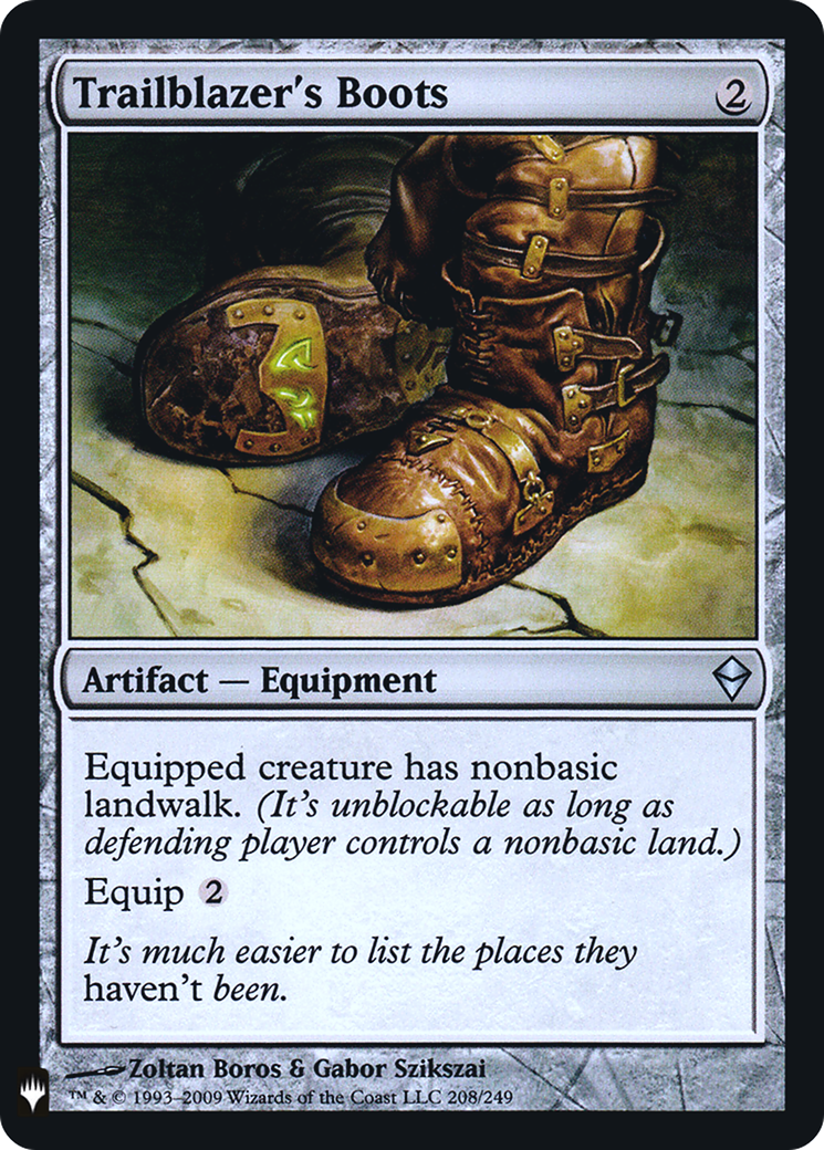 Trailblazer's Boots (LIST-208) [Mystery Booster] The List Foil MTG Single Wizards of the Coast