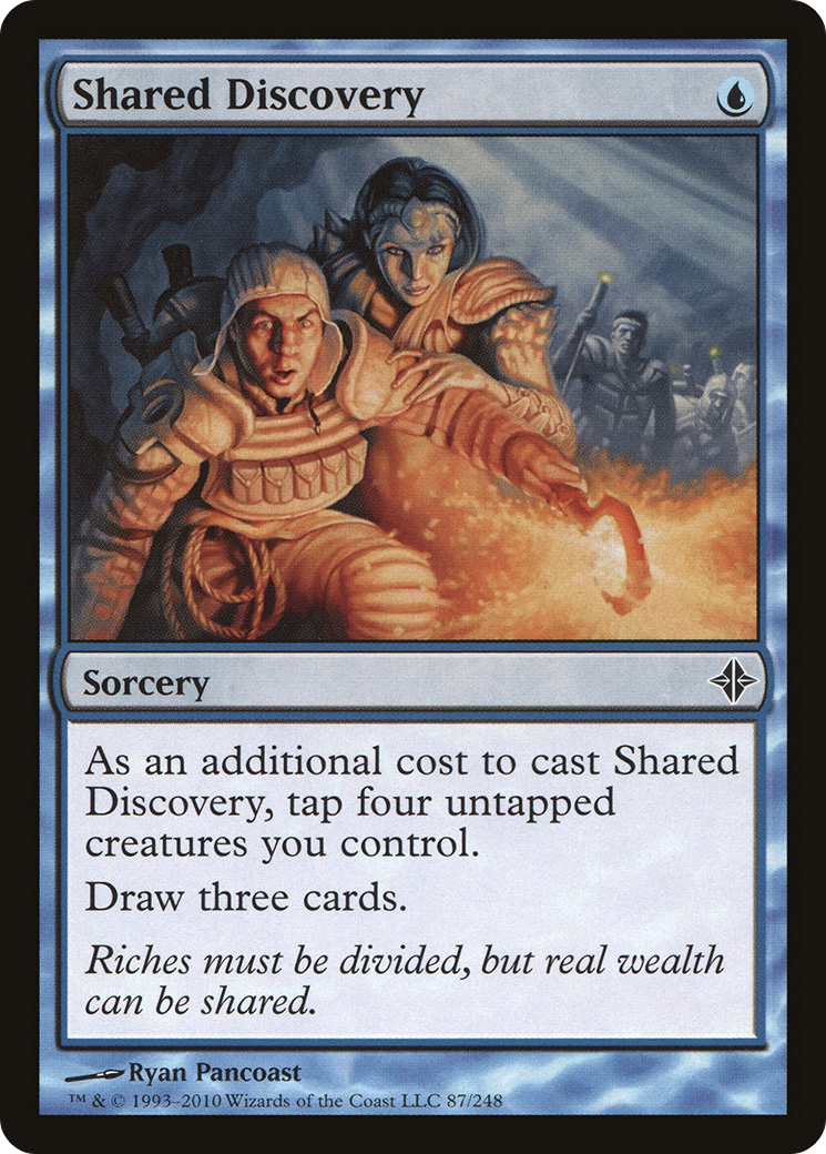Shared Discovery (ROE-087) [Rise of the Eldrazi] MTG Single Wizards of the Coast