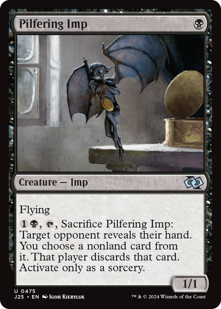 Pilfering Imp (J25-475) [Foundations Jumpstart] MTG Single Wizards of the Coast