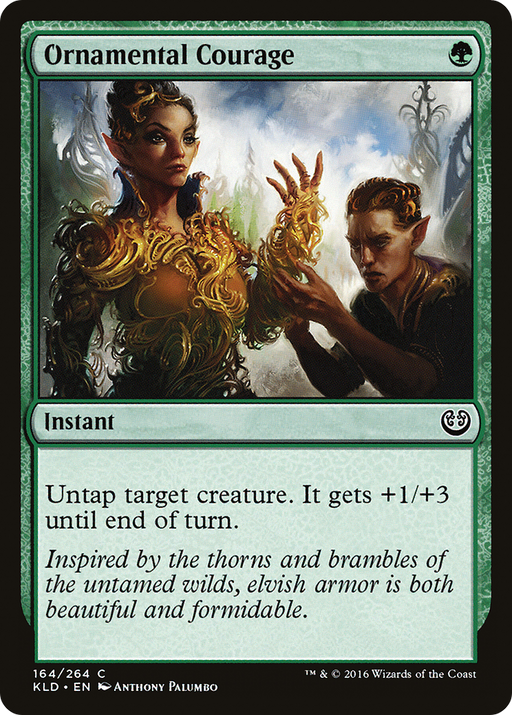 Ornamental Courage (KLD-164) [Kaladesh] MTG Single Wizards of the Coast