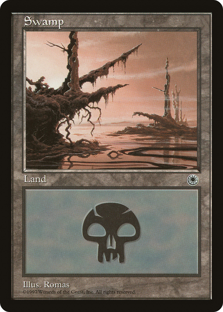 Swamp (POR-204) [Misc] Portal MTG Single Wizards of the Coast