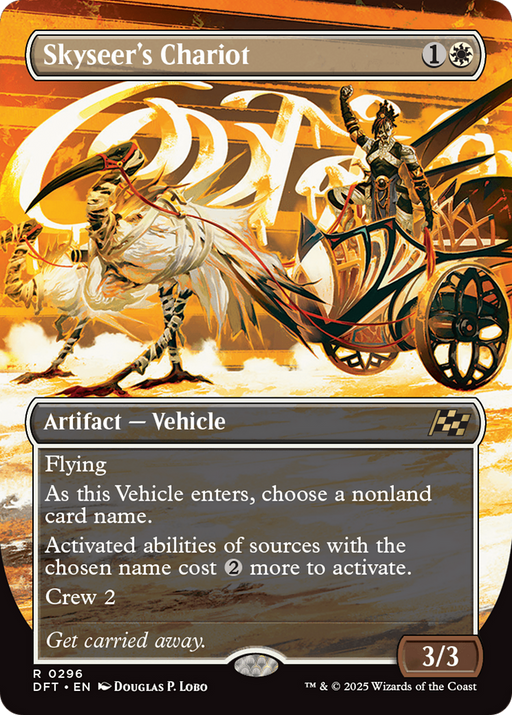 Skyseer's Chariot (DFT-296) [Aetherdrift] (Borderless) Foil MTG Single Wizards of the Coast