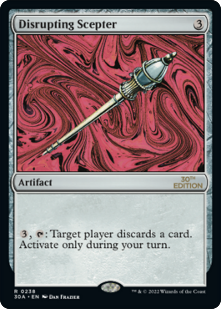 Disrupting Scepter (30A-238) [30th Anniversary Edition] MTG Single Wizards of the Coast
