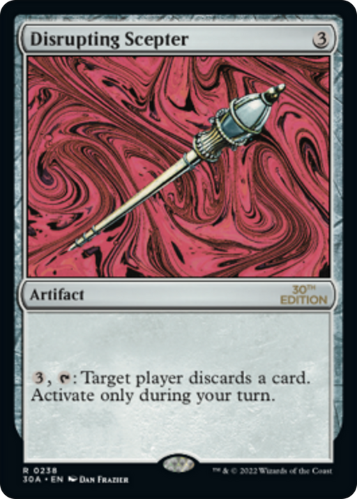 Disrupting Scepter (30A-238) [30th Anniversary Edition] MTG Single Wizards of the Coast