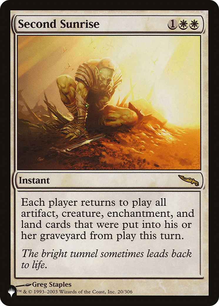Second Sunrise (LIST-MRD-20) [The List] MTG Single Magic: The Gathering