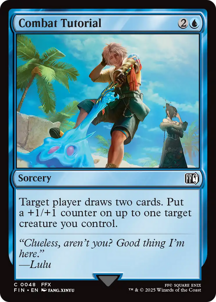 Combat Tutorial (FIN-048) [FINAL FANTASY] Foil MTG Single Wizards of the Coast