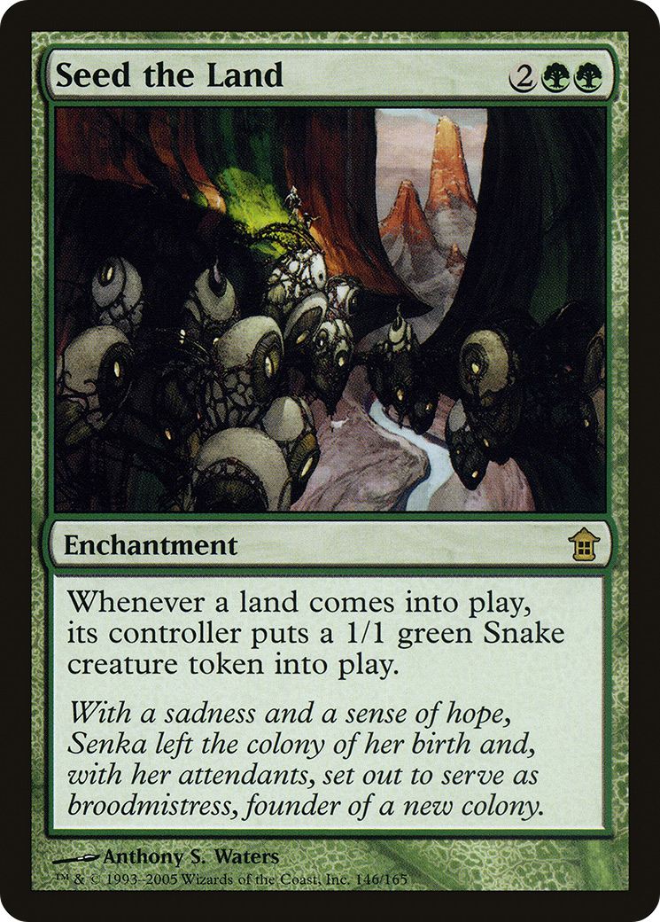Seed the Land (SOK-146) [Saviors of Kamigawa] Foil MTG Single Wizards of the Coast