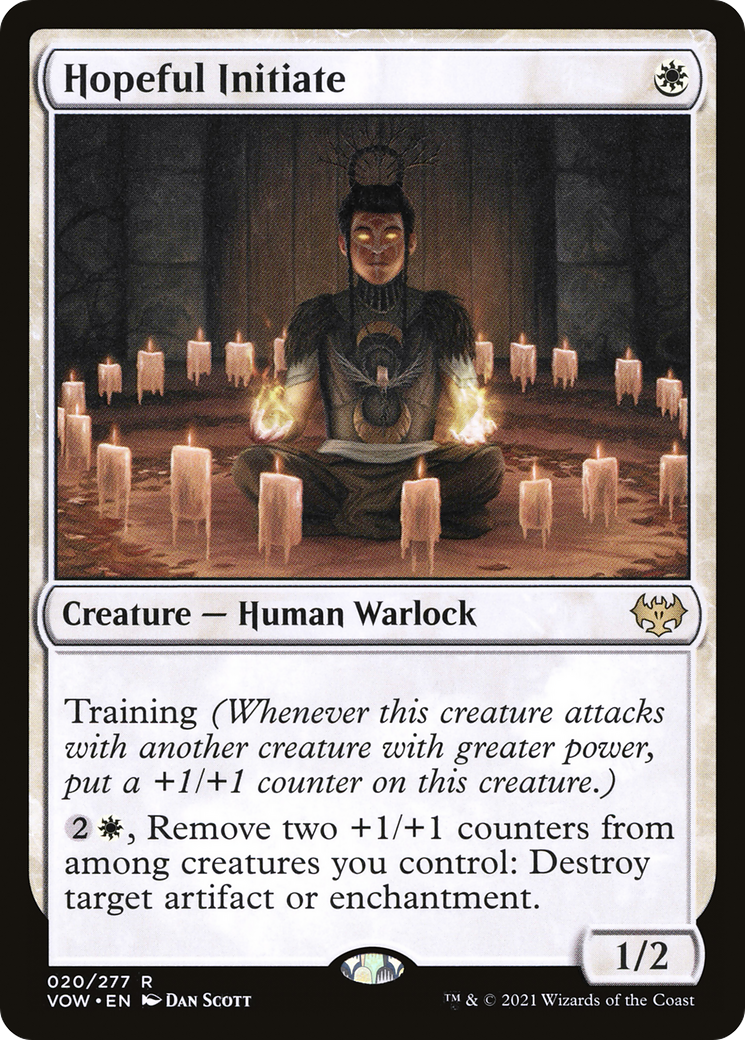 Hopeful Initiate (VOW-020) [Innistrad: Crimson Vow] MTG Single Wizards of the Coast