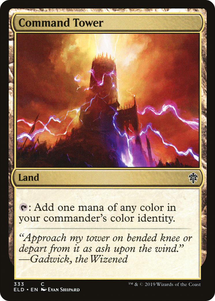 Command Tower (ELD-333) [Throne of Eldraine] MTG Single Wizards of the Coast