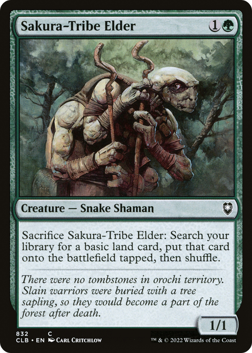 Sakura-Tribe Elder (CLB-832) [Commander Legends: Battle for Baldur's Gate] MTG Single Wizards of the Coast
