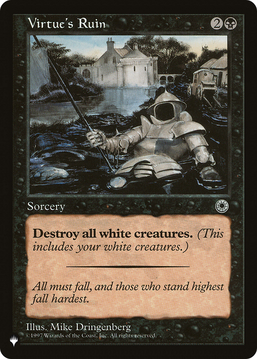 Virtue's Ruin (LIST-POR-116) [Mystery Booster] The List MTG Single Wizards of the Coast