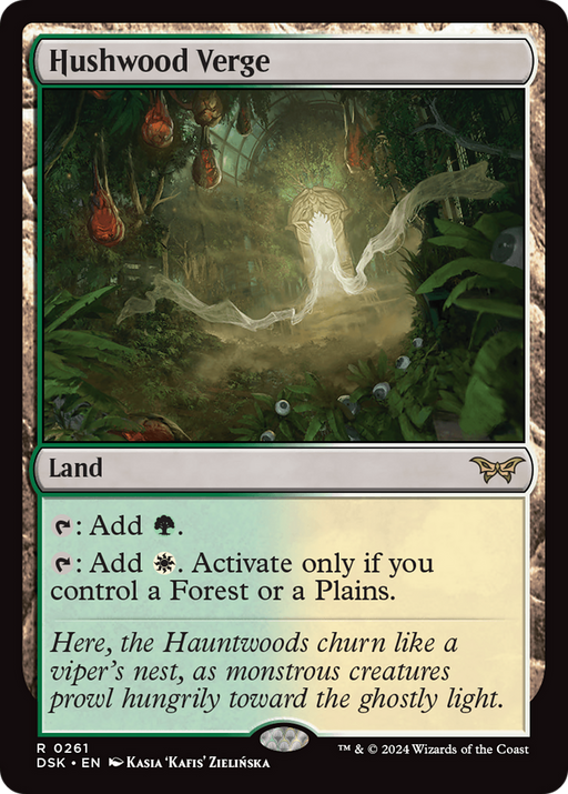 Hushwood Verge (DSK-261) [Duskmourn: House of Horror] MTG Single Wizards of the Coast
