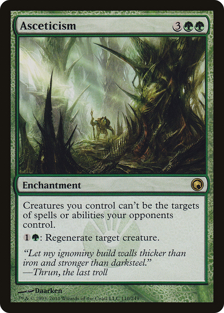 Asceticism (SOM-110) [Scars of Mirrodin] Foil MTG Single Wizards of the Coast