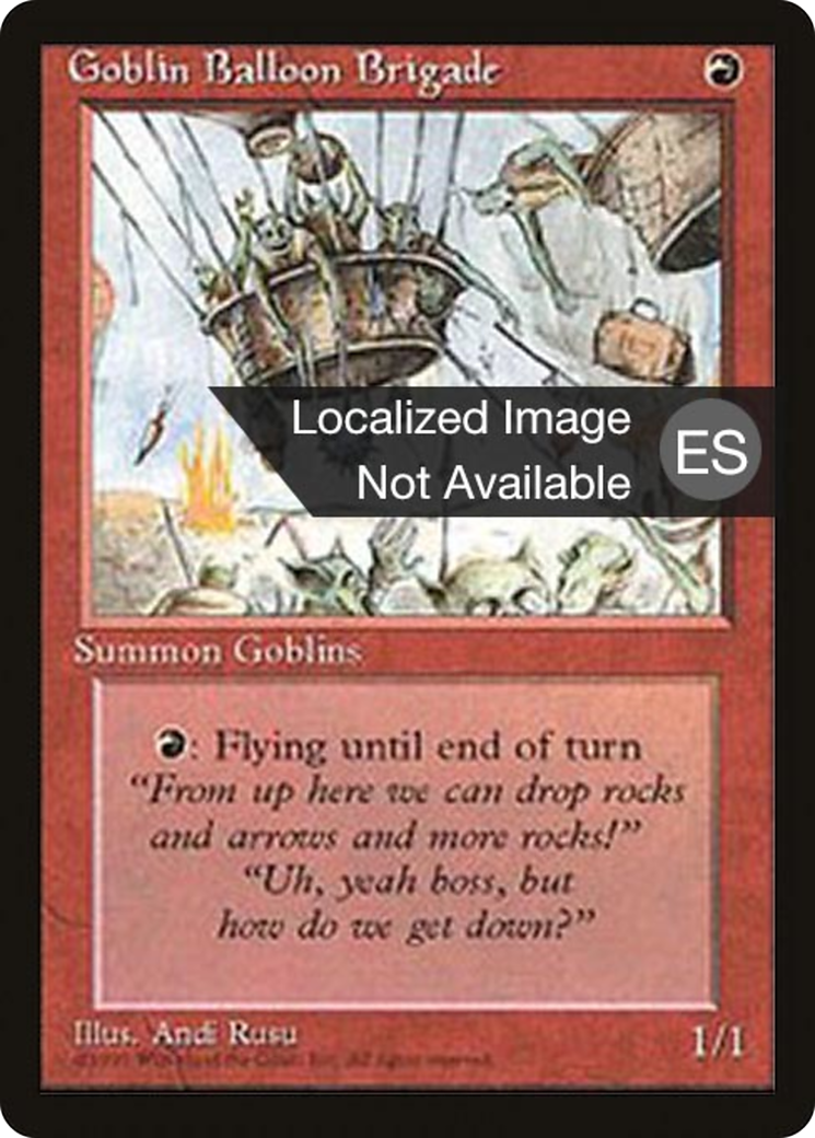 Goblin Balloon Brigade (4BB-197) [Fourth Edition Foreign Black Border] MTG Single Wizards of the Coast