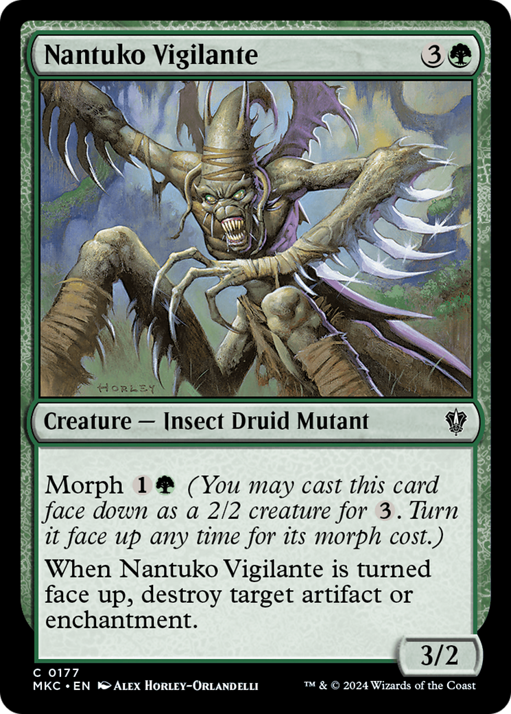 Nantuko Vigilante (MKC-177) [Murders at Karlov Manor Commander] MTG Single Wizards of the Coast