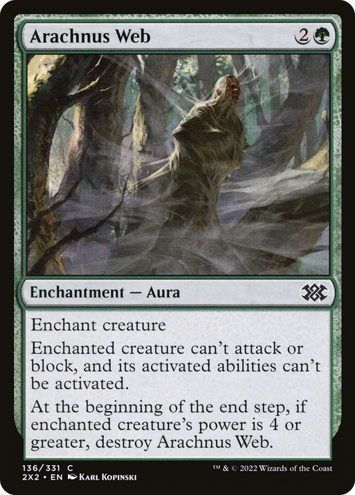 Arachnus Web (2X2-136) [Double Masters 2022] MTG Single Wizards of the Coast