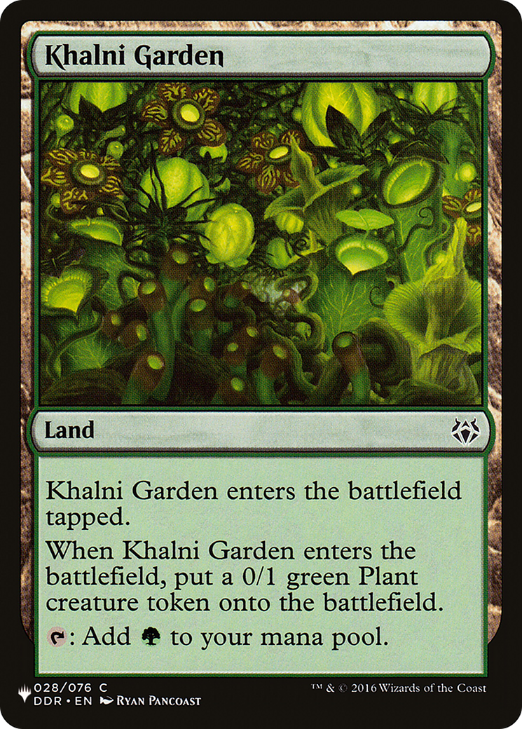 Khalni Garden (LIST-028/076) [Mystery Booster] The List MTG Single Wizards of the Coast