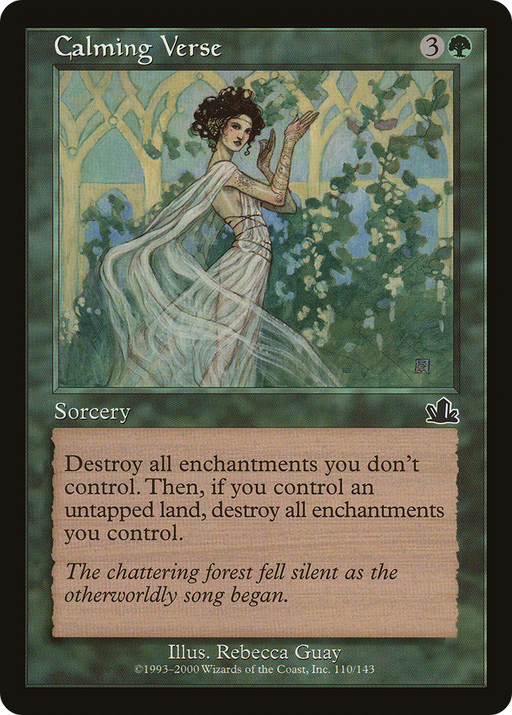 Calming Verse (PCY-110) [Prophecy] Foil MTG Single Wizards of the Coast