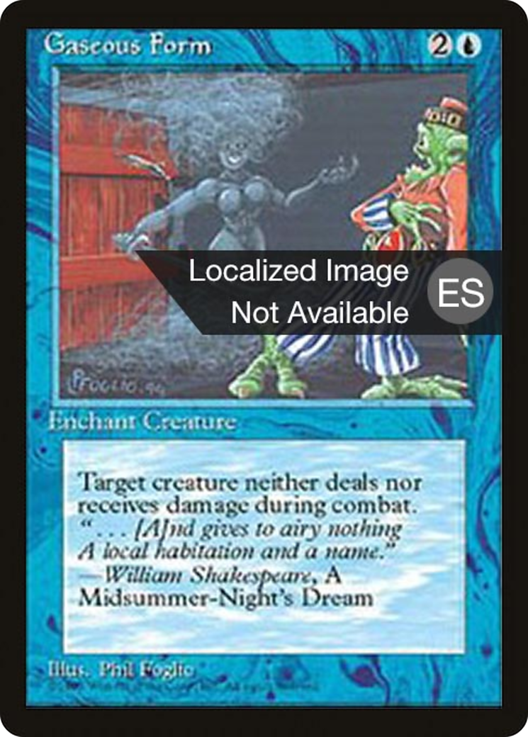 Gaseous Form (4BB-) [Fourth Edition Foreign Black Border] MTG Single Wizards of the Coast