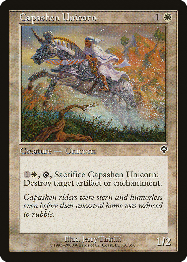 Capashen Unicorn (INV-010) [Invasion] MTG Single Wizards of the Coast