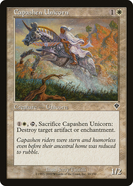 Capashen Unicorn (INV-010) [Invasion] MTG Single Wizards of the Coast