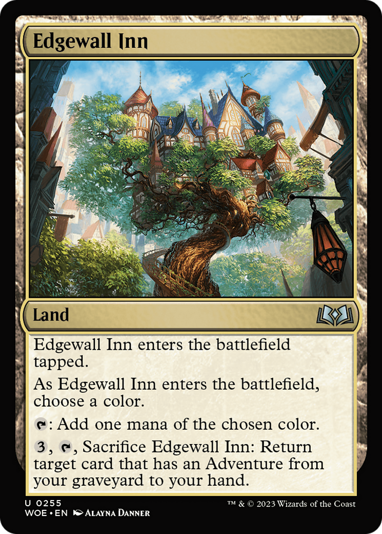 Edgewall Inn (WOE-255) [Wilds of Eldraine] MTG Single Wizards of the Coast