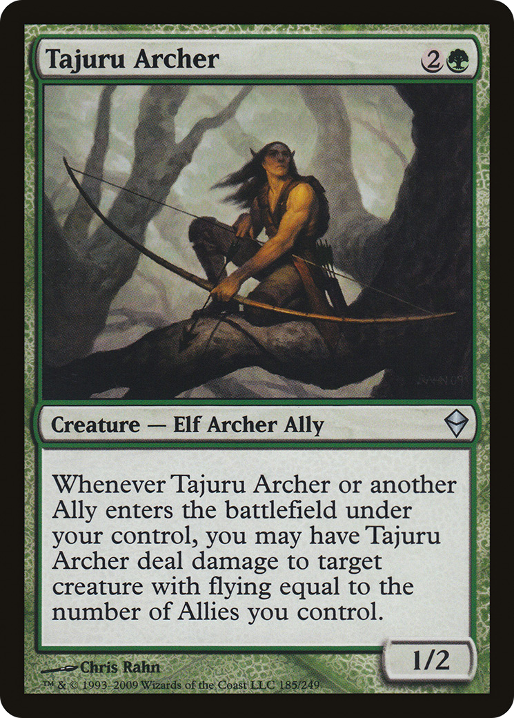Tajuru Archer (ZEN-185) [Zendikar] MTG Single Wizards of the Coast