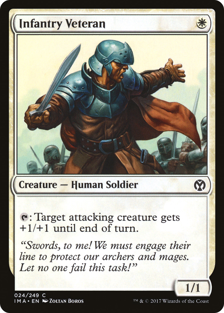 Infantry Veteran (IMA-024) [Iconic Masters] MTG Single Wizards of the Coast