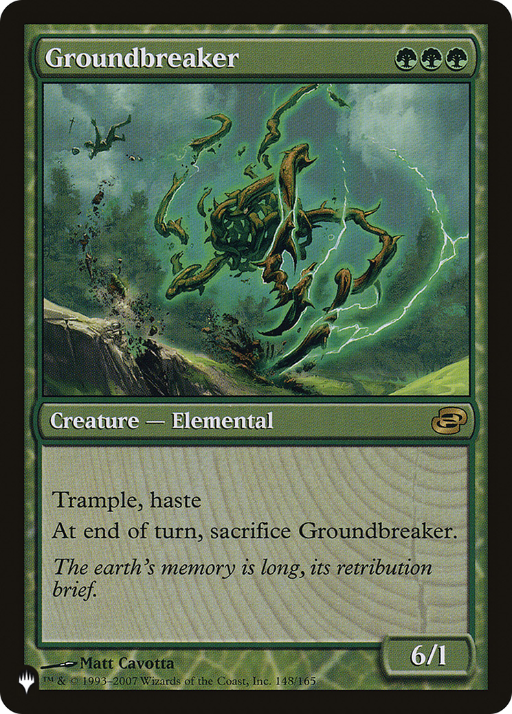 Groundbreaker (LIST-PLC-148) [Mystery Booster] The List (colorshifted) MTG Single Wizards of the Coast