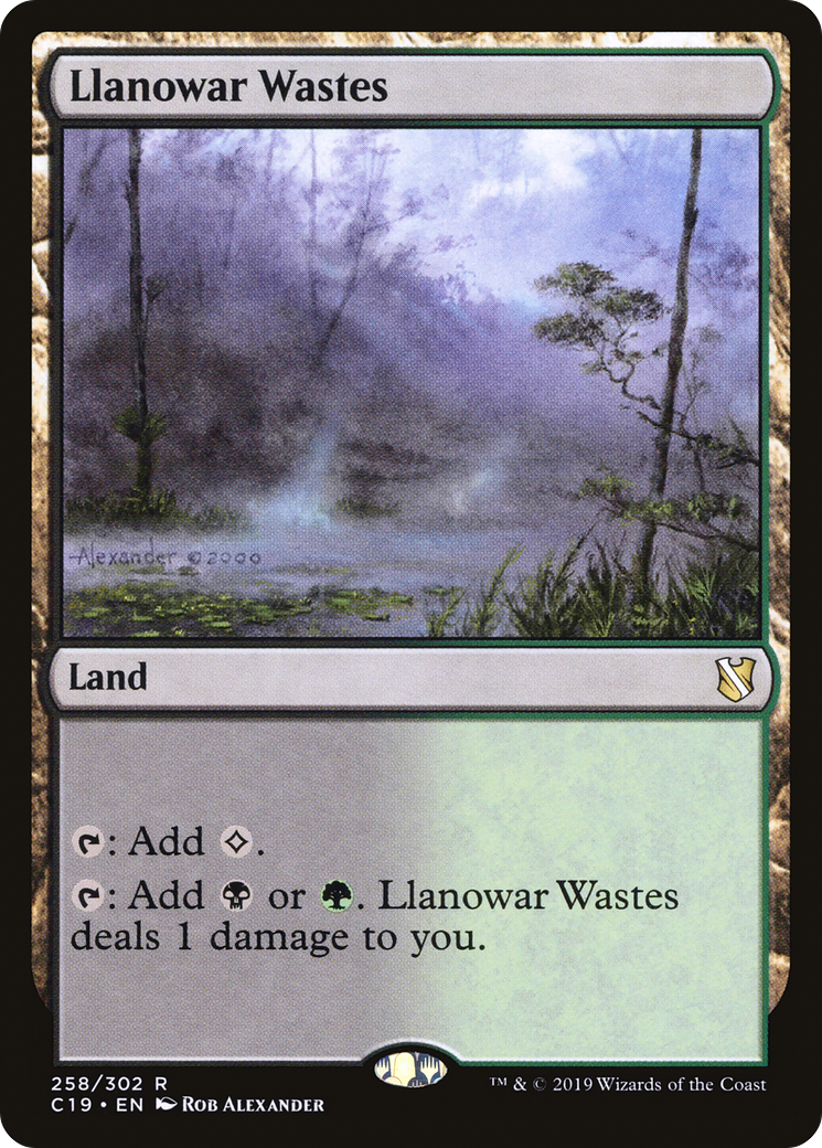 Llanowar Wastes (C19-258) [Commander 2019] MTG Single Wizards of the Coast
