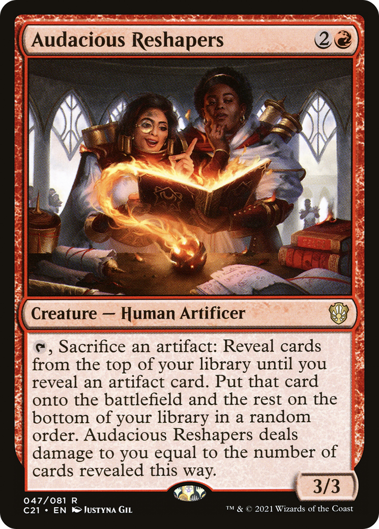 Audacious Reshapers (C21-047) [Commander 2021] MTG Single Wizards of the Coast