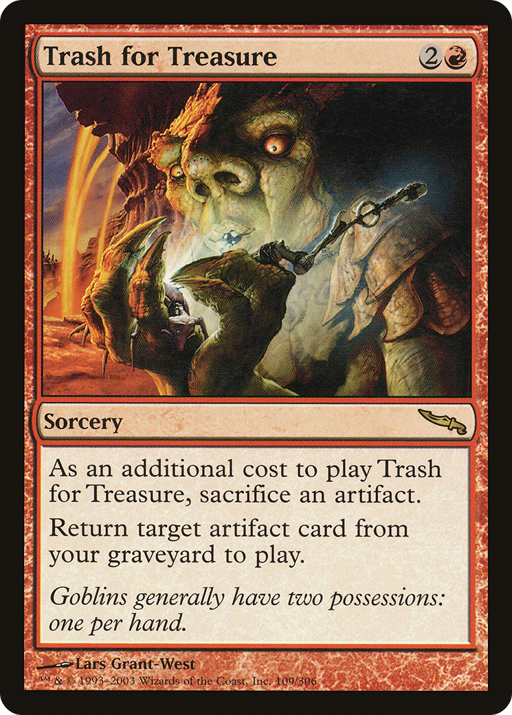 Trash for Treasure (MRD-109) [Mirrodin] Foil MTG Single Wizards of the Coast