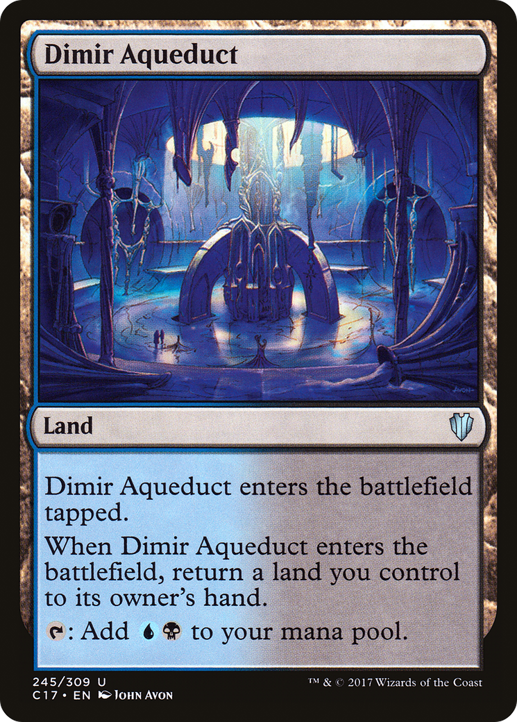 Dimir Aqueduct (C17-245) [Commander 2017] MTG Single Wizards of the Coast