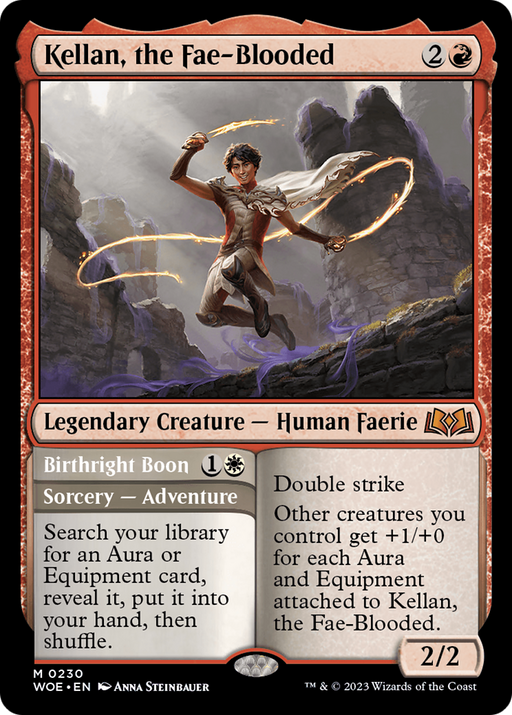 Kellan, the Fae-Blooded (WOE-230) [Wilds of Eldraine] MTG Single Wizards of the Coast