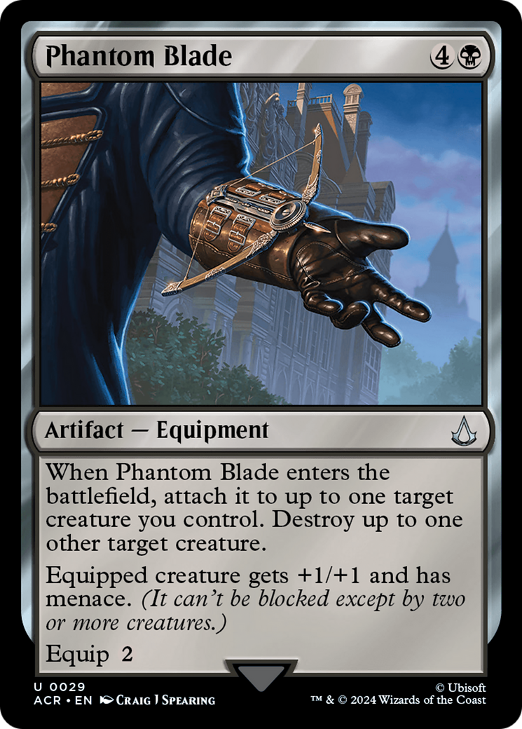 Phantom Blade (ACR-029) [Assassin's Creed] MTG Single Wizards of the Coast