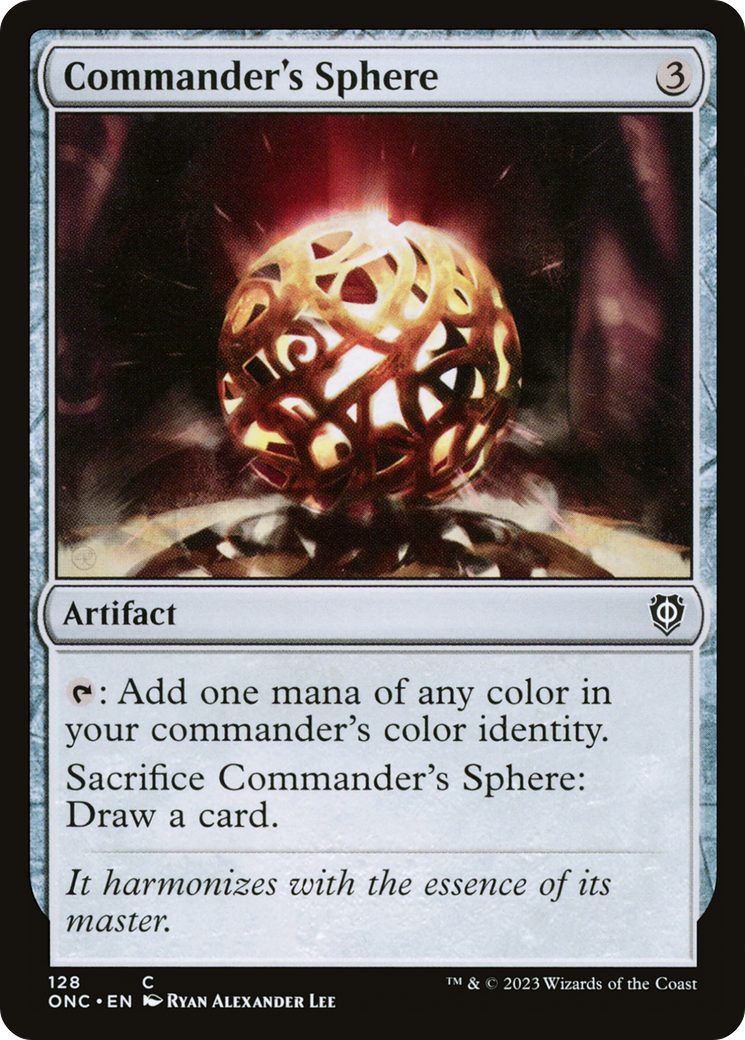 Commander's Sphere (ONC-128) [Phyrexia: All Will Be One Commander] MTG Single Wizards of the Coast