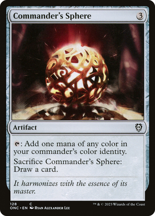 Commander's Sphere (ONC-128) [Phyrexia: All Will Be One Commander] MTG Single Wizards of the Coast