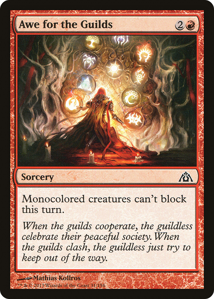 Awe for the Guilds (DGM-031) [Dragon's Maze] MTG Single Wizards of the Coast