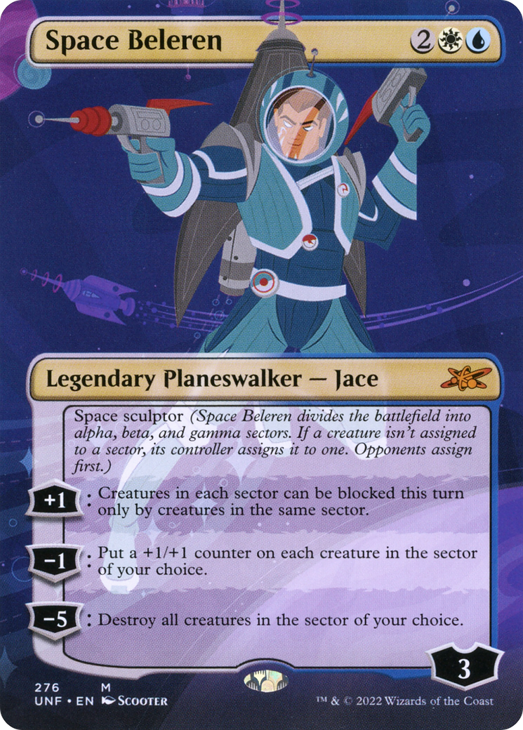 Space Beleren (UNF-276) [Unfinity] (Borderless) Foil MTG Single Wizards of the Coast