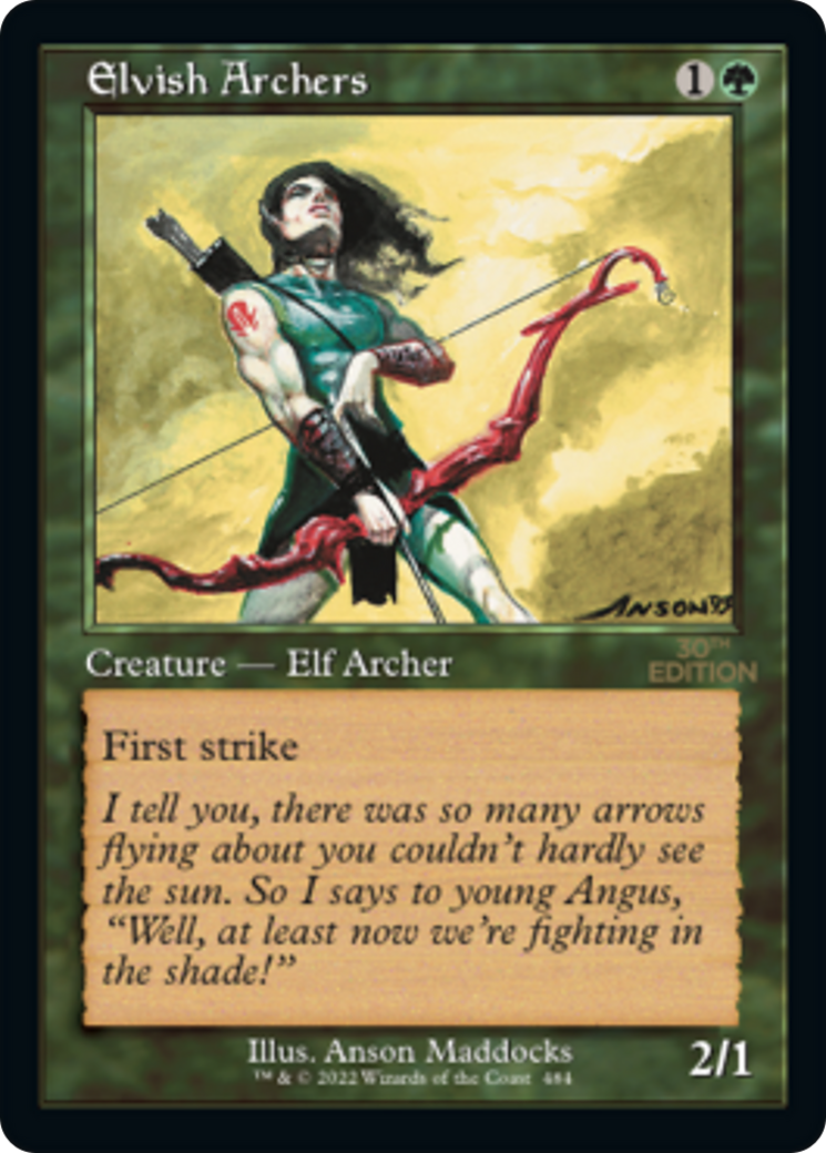 Elvish Archers (30A-484) [30th Anniversary Edition] MTG Single Wizards of the Coast