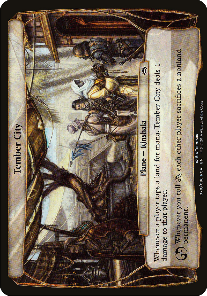 Tember City (Planechase Anthology) (OVER-) [Oversized] Planechase Anthology Planes MTG Single Wizards of the Coast