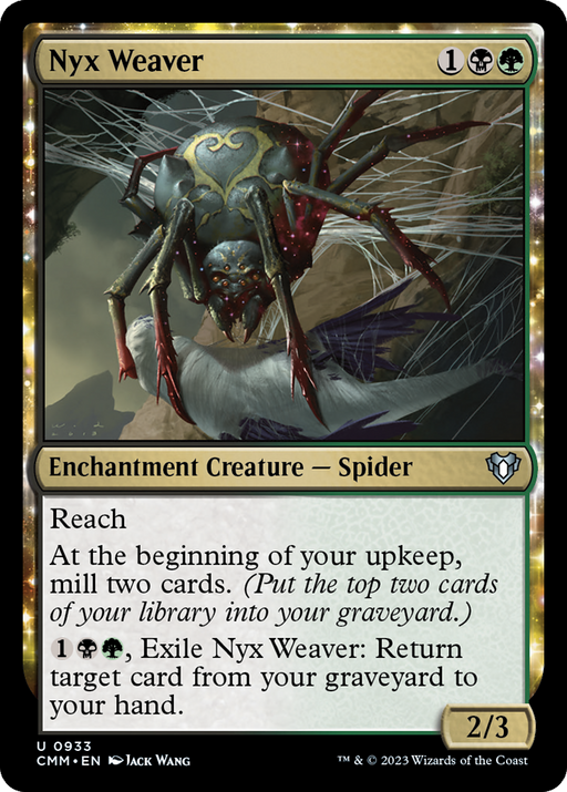 Nyx Weaver (CMM-933) [Commander Masters] MTG Single Wizards of the Coast