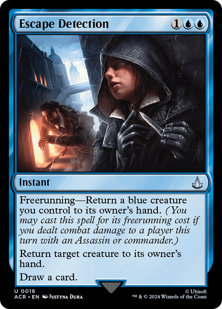 Escape Detection (ACR-018) [Assassin's Creed] Foil MTG Single Wizards of the Coast